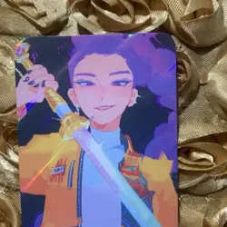 Rumi KPop Demon Hunters SLAY Goddess Anime ACG Laser Card Sword - Image 2