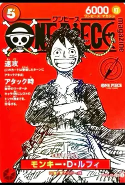 One Piece Magazine Vol. 20 Luffy SR with Promo Card ST21-014 Japan Anime Manga - Image 4