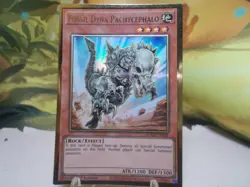 Fossil Dyna Pachycephalo premium gold rare yu-gi-oh trading card singles - Image 1