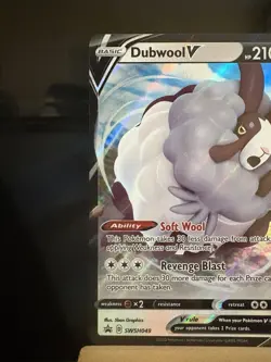 DUBWOOL V - SWSH049 Sword & Shield - Black Star Promo Holo - Pokemon TCG Card - Image 2