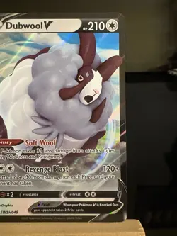 DUBWOOL V - SWSH049 Sword & Shield - Black Star Promo Holo - Pokemon TCG Card - Image 3