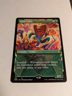 MTG Magic the Gathering Lotus Cobra (307/493) Zendikar Rising LP - Image 2