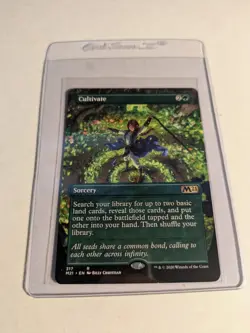 Cultivate 317 Borderless Alternate Art Core Set 2021 M21 MTG NM - Image 1