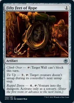 Fifty Feet of Rope - Near Mint MTG Adventures in the Forgotten Realms - Image 1
