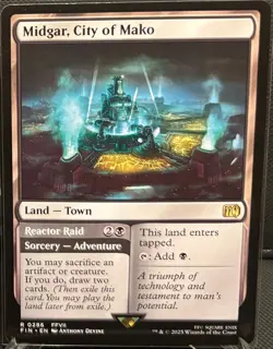 MTG Final Fantasy Midgar, City of Mako (Rare) - Image 1