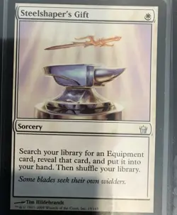 1x MTG Steelshaper's Gift - Fifth Dawn (5DN) #19 - Magic the Gathering - Image 1