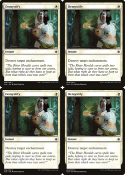4x MTG 2017 DEMYSTIFY - INSTANT 008/279 - MAGIC CARD x4 copies - Image 1