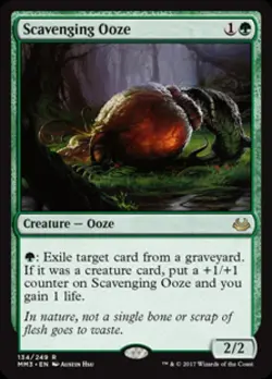 Scavenging Ooze - Light Play MTG Modern Masters 2017 - Image 1
