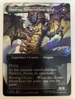 Zenos yae Galvus (Borderless) (Surge Foil) #529 (NM) Final Fantasy FIN Magic MTG - Image 2