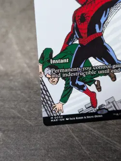 MTG, Heroic Intervention (#0034), Spider-Man Eternal, Non-Foil, NM Mythic - Image 2