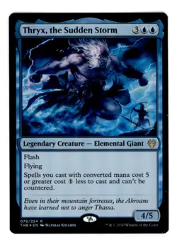 MTG - #127 Thryx, the Sudden Storm - Commander Masters Foil - Image 1