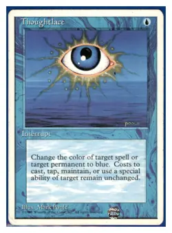 MTG - # Thoughtlace - Fourth Edition - Image 1