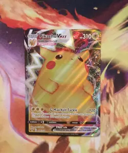 Pikachu VMAX 044/185 Swsh04: Vivid Voltage Ultra Rare Pokemon Tcg Nm-M Condition - Image 1