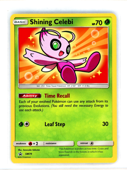 Shining Celebi SM79 Pokemon Shining Legends Black Star Promo Mint NM - Image 1