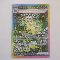 Pokemon TCG Leafeon ex - SV: Prismatic Evolutions 144/131 SIR!!!! - Image 1