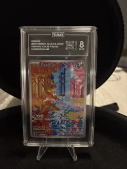 TAG 8 NM DEERLING 2024 Pokemon Scarlet Violet Temporal Forces #165/162 - Image 1