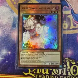 Ash Blossom & Joyous Spring LCKC-EN080 Ultra Rare Yugioh Holo Foil Bleed Mint - Image 1