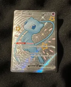 Pokemon TCG Mew EX Paldean Fates Holo Shiny Ultra Rare Card 216/091 - Image 1