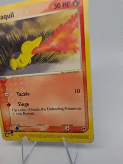 Cyndaquil 59/100 - EX Sandstorm - Vintage WOTC Pokemon TCG Card - HP CREASE DMG - Image 3