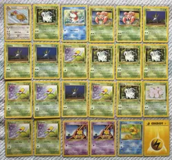 Base set Jungle Fossil WOTC Pokemon 52 Card Lot Vintage Bulk Collection - Image 2