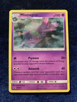 Mismagius - SM222 - Pokemon Sun & Moon Promo Holo Rare Card NM - Image 1