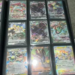 Pokemon Binder Lot Of 117 Ex & V Ultra Rare TCG cards Binder Not Included - Image 2