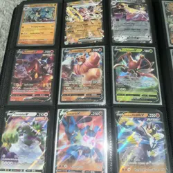 Pokemon Binder Lot Of 117 Ex & V Ultra Rare TCG cards Binder Not Included - Image 3