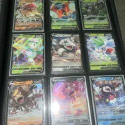 Pokemon Binder Lot Of 117 Ex & V Ultra Rare TCG cards Binder Not Included - Image 4