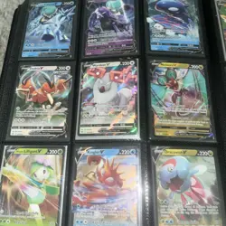 Pokemon Binder Lot Of 117 Ex & V Ultra Rare TCG cards Binder Not Included - Image 5