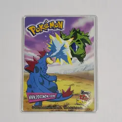 WENDY'S Vital Statistic CHARIZARD Promo POKEMON Laminated 2002 Trading Card 2/15 - Image 3