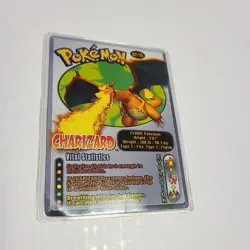 WENDY'S Vital Statistic CHARIZARD Promo POKEMON Laminated 2002 Trading Card 2/15 - Image 4