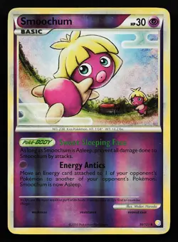 Smoochum 30/123 Reverse Holo Rare HeartGold SoulSilver Pokemon Card - Image 1