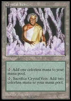 MTG English Crystal Vein NM Normal Mirage - Image 1