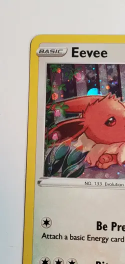 Eevee SWSH175 HOLOGRAPHIC Black Star Promo Pokemon Card Sword Sheild Rare - Image 2