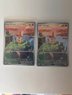 Victini - 208 Sv: Scarlet & Violet Promo Cards - IR Illustration Rare (Lot Of 2) - Image 1
