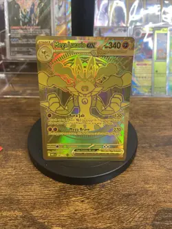 Mega Lucario ex 188/132 - Mega Evolution - Pokemon Card TCG Gold god card Mint - Image 1