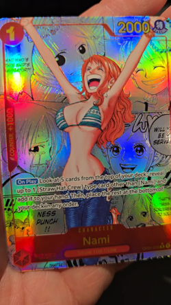 Nami Manga Alt Art OP01-016 One Piece Card Game PRB-01 Premium Booster - Image 2