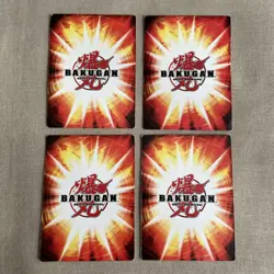 Bakugan Battle Brawlers ABILITY Card Lot (x11 Red Blue Green 2008 Set) TCG Game - Image 4