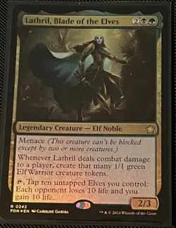 Lathril, Blade of the Elves Custom Beginner Commander Deck X23 Rares - Image 1