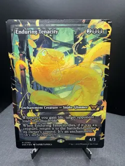 MTG Duskmourn House of Horror Enduring Tenacity Showcase Foil Mythic NM - Image 1