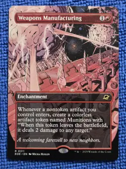 MTG 1x Weapons Manufacturing (Borderless) Edge of Eternities Regular - Image 1