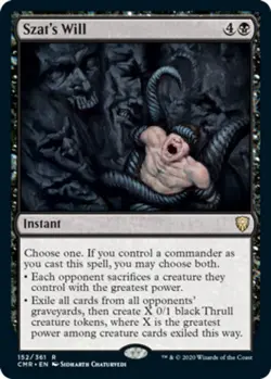 Szat's Will NM, English MTG Commander Legends - Image 1