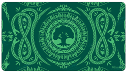 Mana 7 Forest Mousepad Standard Gaming Playmat for Magic: The Gathering Gamers - Image 1