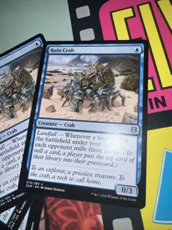 Ruin Crab x4 ZNR Zendikar Rising MTG Magic the Gathering LP - Image 3