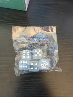 Pokemon Sealed professor Dice BLUE - Image 1
