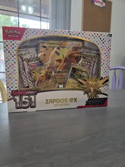 Pokemon TCG Scarlet & Violet 151 Zapdos EX Collection Box Sealed NEW 🔥 - Image 1