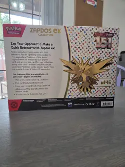 Pokemon TCG Scarlet & Violet 151 Zapdos EX Collection Box Sealed NEW 🔥 - Image 2
