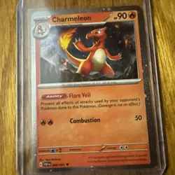 Pokemon TCG - Charmeleon - Paldean Fates 008/091 - Cosmos Holo - Image 1