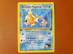 Giovanni's Magikarp 1st Edition Gym Challenge Pokemon 2000 Vintage # 73/132 NM - Image 1