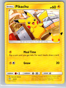 Pokemon Pikachu Promo Mcdonalds 25th Anniversary 25/25 - Image 3